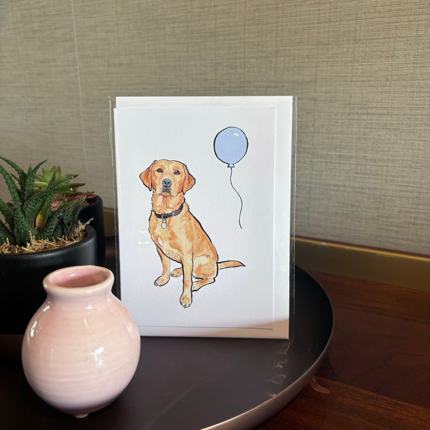 Pet Portrait Illustration Birthday Cards