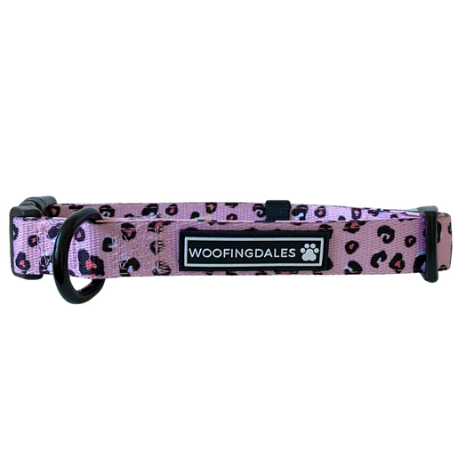 Leopard Collar - Pink
