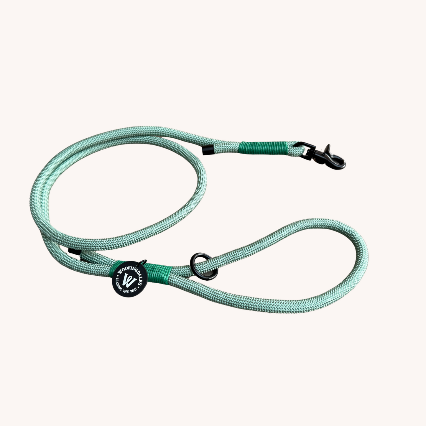 Peak Paws Rope Lead - Green