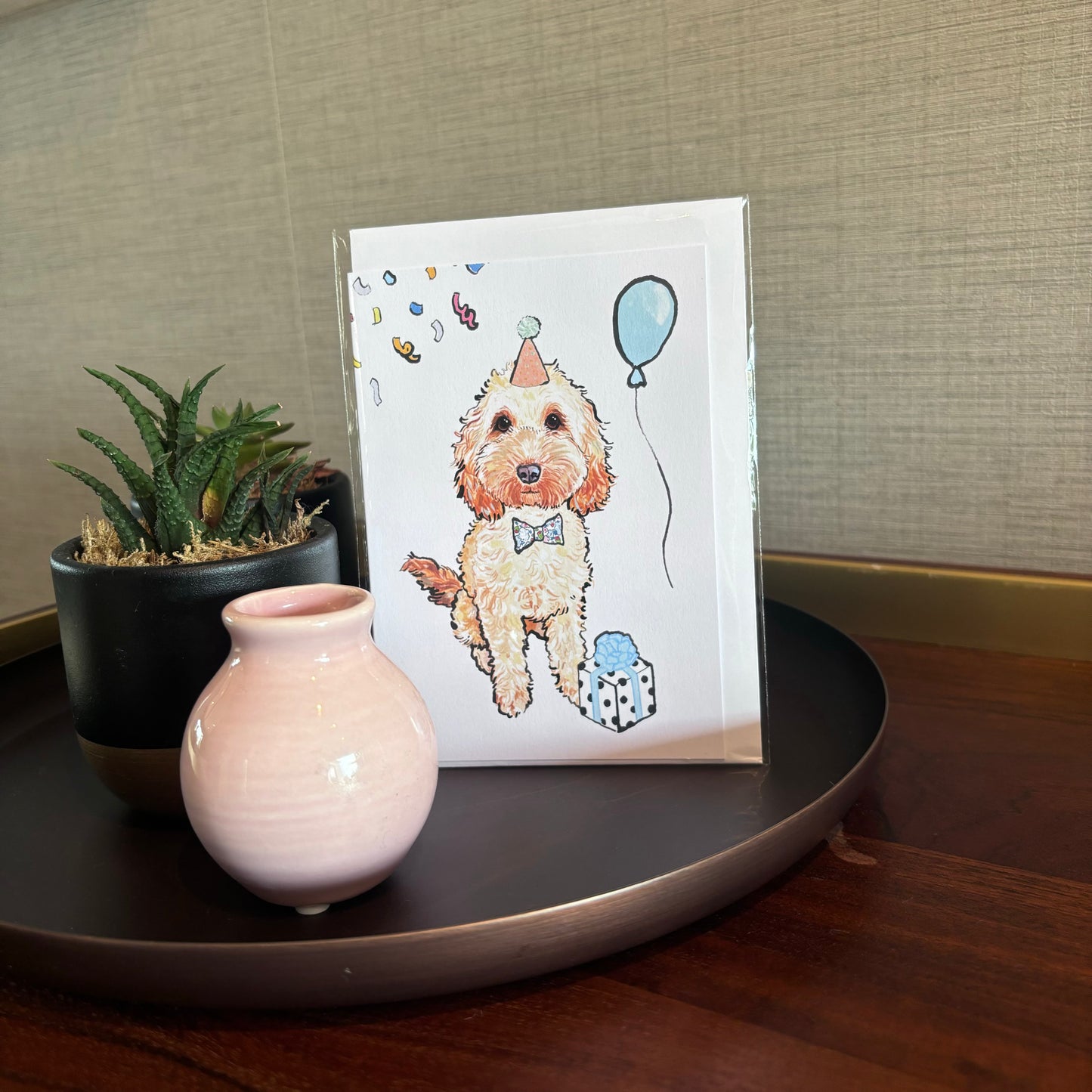 Pet Portrait Illustration Birthday Cards