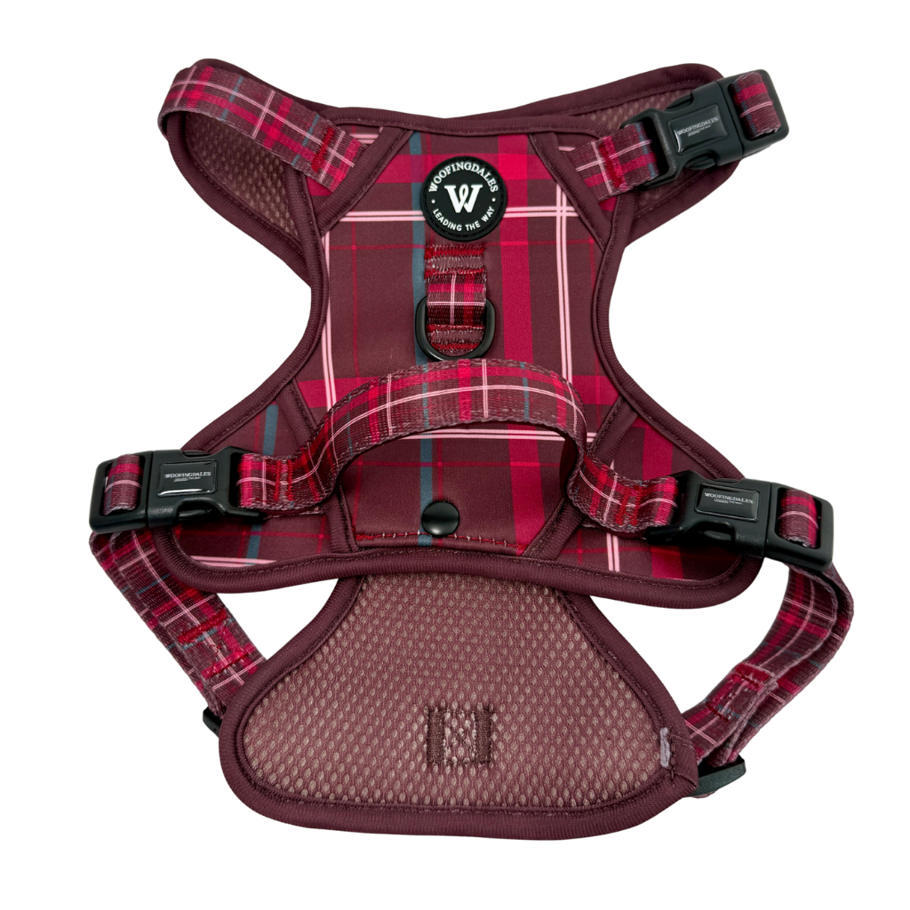 Peak Paws Harness - Mulberry Plaid