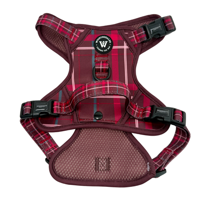 Peak Paws Harness - Mulberry Plaid
