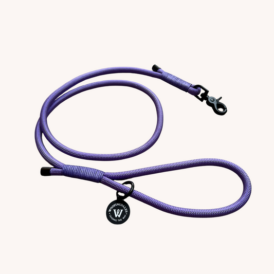 Peak Paws Rope Lead -  Violet