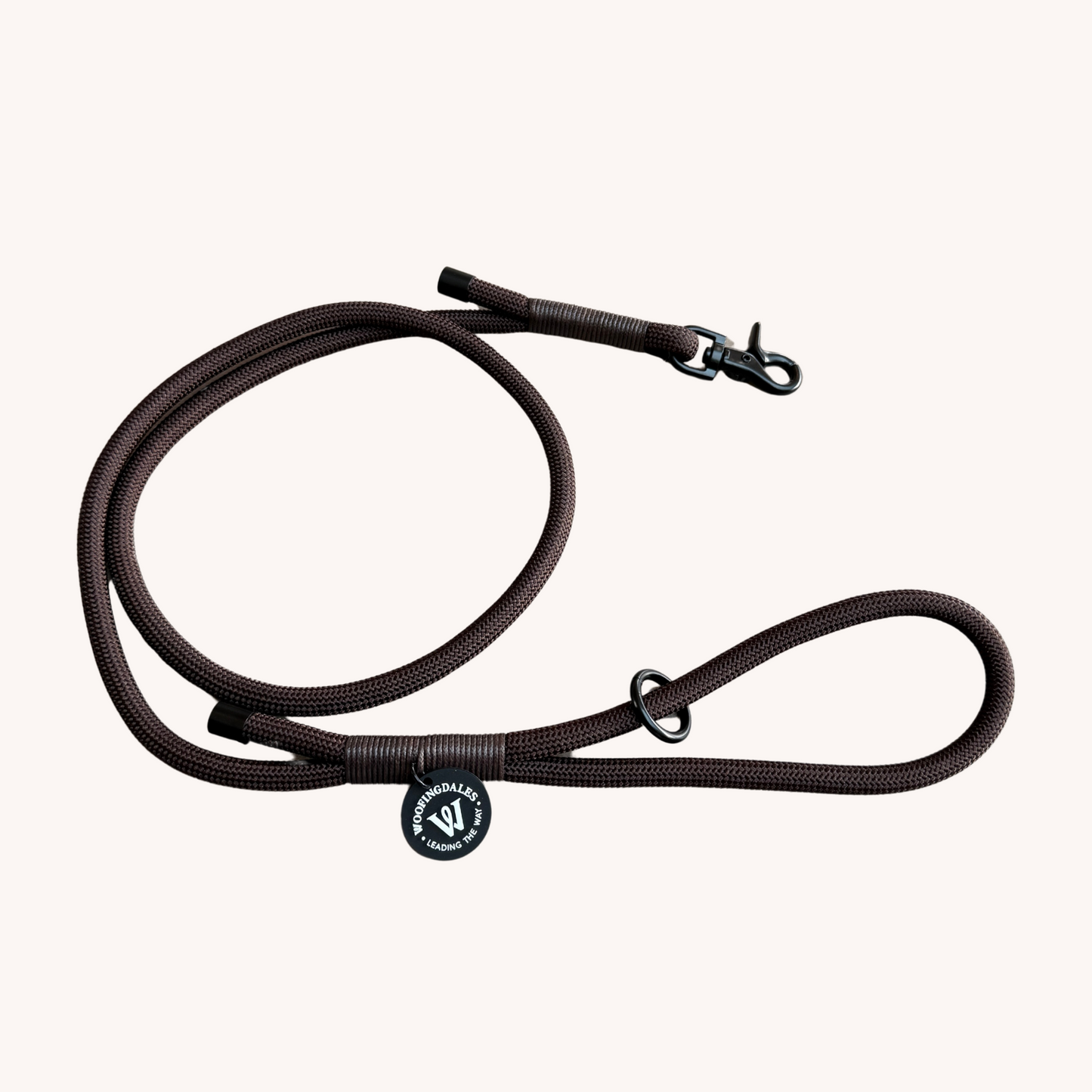 Peak Paws Rope Lead - Espresso