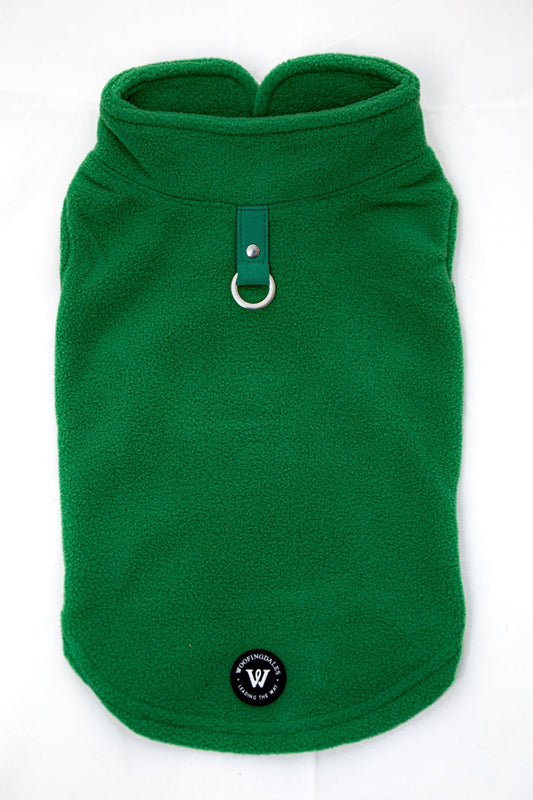 Dog Fleece - Green - Woofingdales.co.uk
