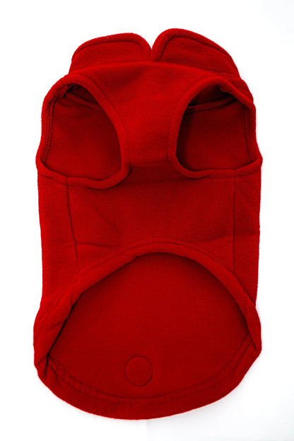 Dog Fleece - Red - Woofingdales.co.uk