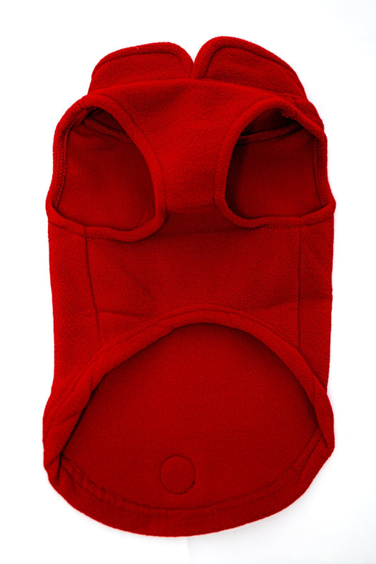 Dog Fleece - Red - Woofingdales.co.uk