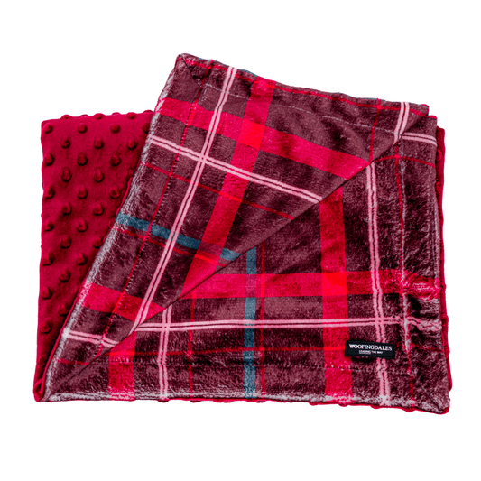Mulberry Plaid Blanket - Woofingdales.co.uk