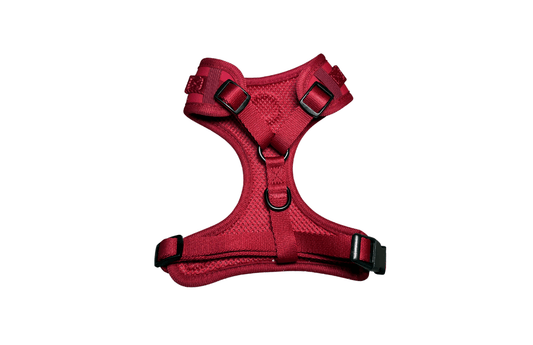 Peak Paws Adjustable Harness - Burgundy - Woofingdales.co.uk