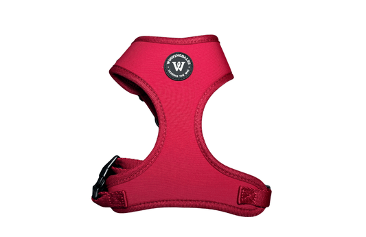 Peak Paws Adjustable Harness - Burgundy - Woofingdales.co.uk