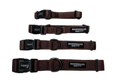 Peak Paws Collar - Espresso - Woofingdales.co.uk
