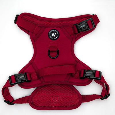 Peak Paws Harness - Burgundy - Woofingdales.co.uk