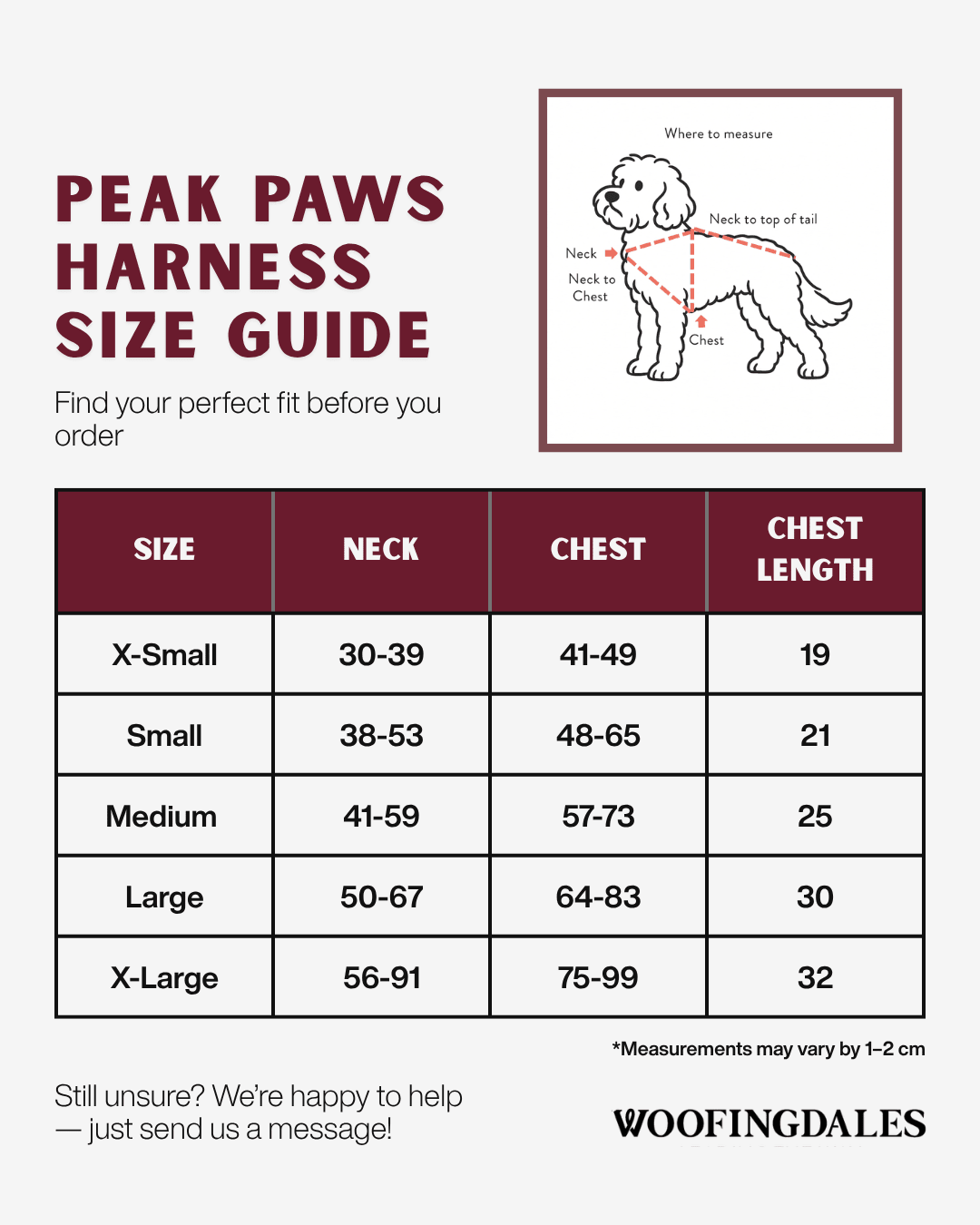 Peak Paws Harness - Fuchsia Pink - Woofingdales.co.uk