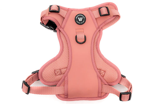 Peak Paws Harness - Dusty Pink - Woofingdales.co.uk