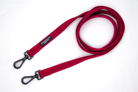 Peak Paws Multiway Lead - Burgundy - Woofingdales.co.uk