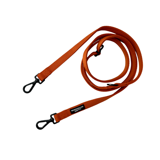 Peak Paws Multiway Lead - Burnt Orange - Woofingdales.co.uk