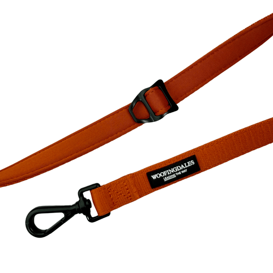 Peak Paws Multiway Lead - Burnt Orange - Woofingdales.co.uk
