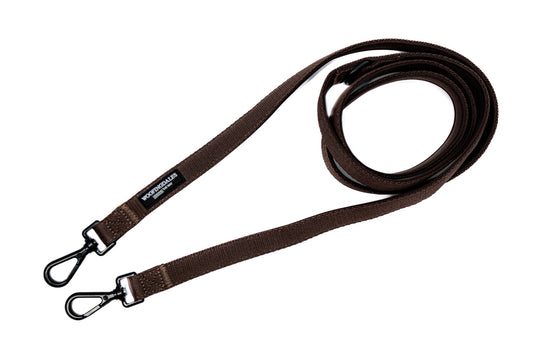 Peak Paws Multiway Lead - Espresso - Woofingdales.co.uk