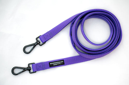 Peak Paws Multiway Lead - Violet - Woofingdales.co.uk
