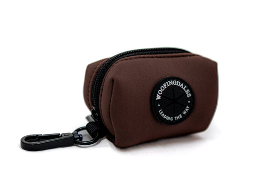 Peak Paws Poop Bag Holder - Espresso - Woofingdales.co.uk