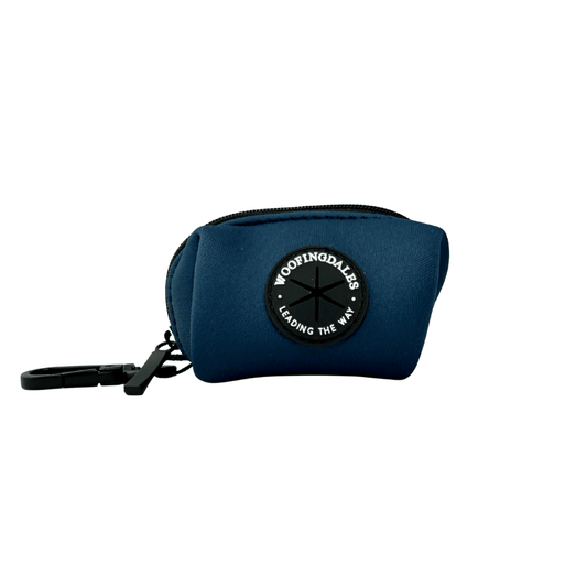 Peak Paws Poop Bag Holder - French Navy - Woofingdales.co.uk