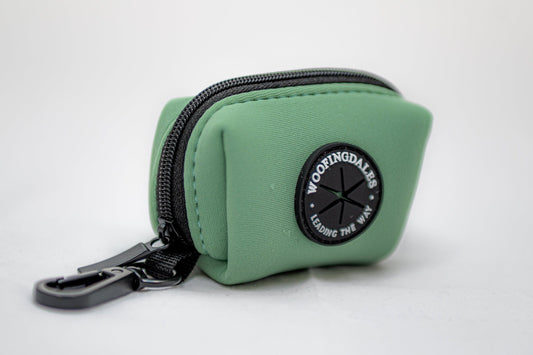 Peak Paws Poop Bag Holder - Green - Woofingdales.co.uk