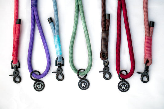 Peak Paws Rope Lead - Violet - Woofingdales.co.uk