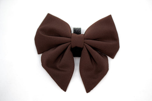 Peak Paws Sailor Bow - Espresso - Woofingdales.co.uk
