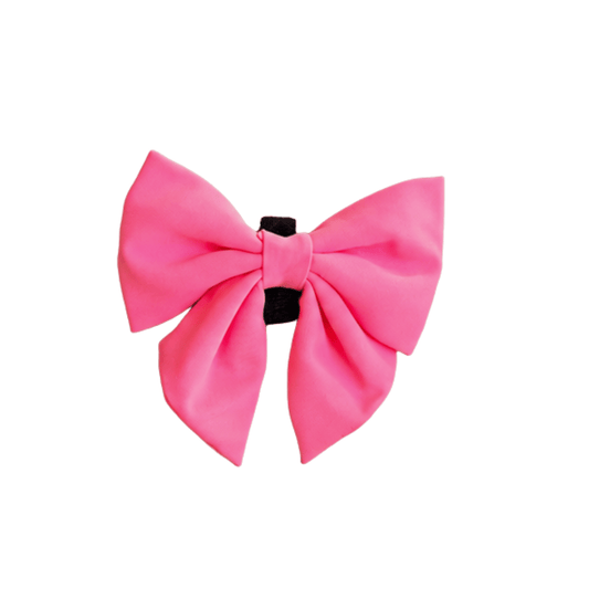 Peak Paws Sailor Bow - Fuchsia Pink - Woofingdales.co.uk
