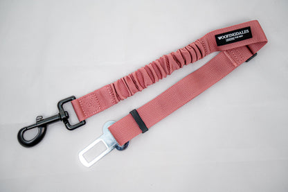 Peak Paws Seat Belt Attachment - Dusty Pink - Woofingdales.co.uk