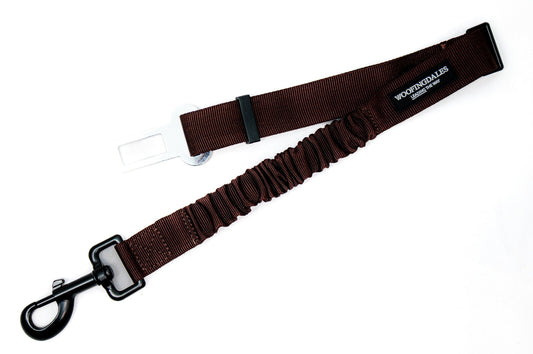 Peak Paws Seat Belt Attachment - Espresso - Woofingdales.co.uk
