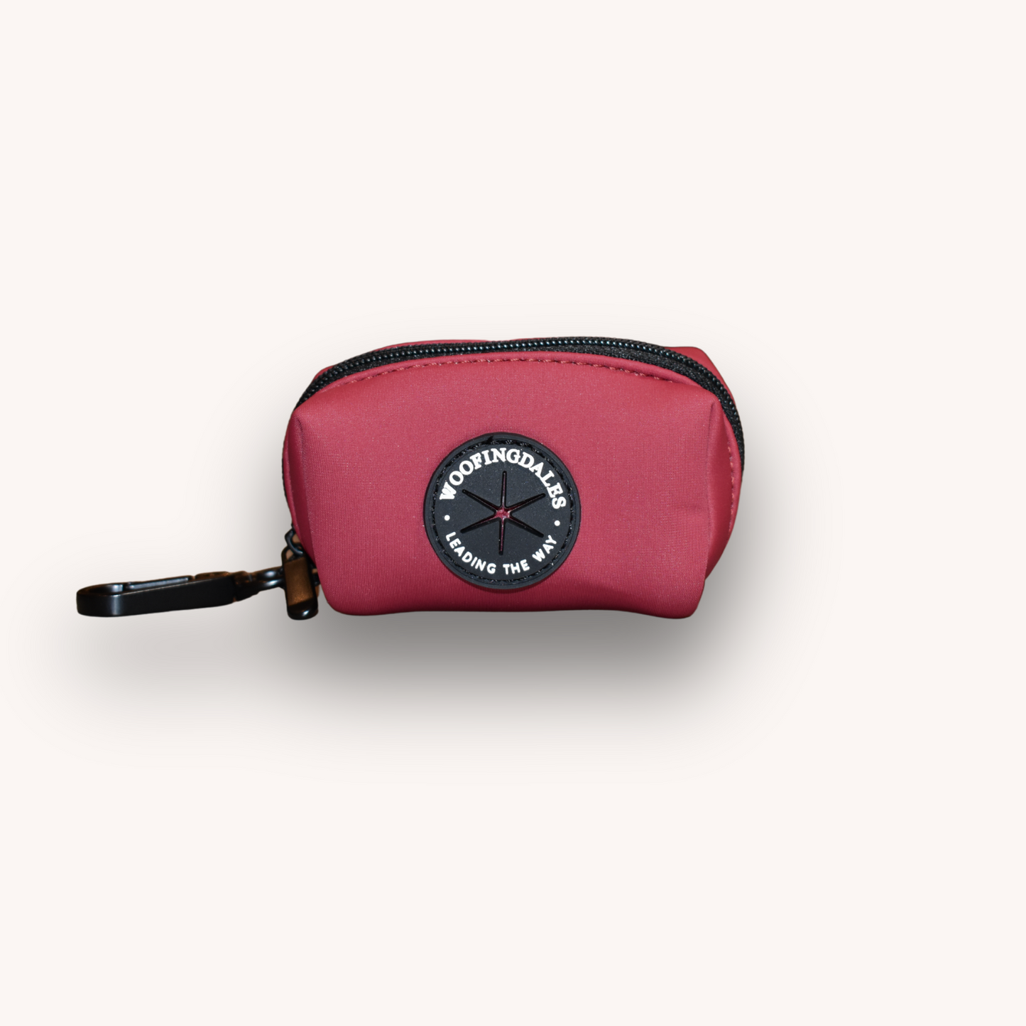 Peak Paws Poop Bag Holder - Burgundy