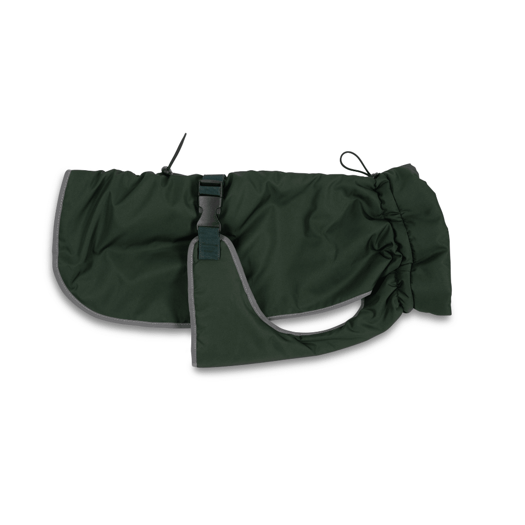 Waterproof Dog Coat - Khaki Green - Woofingdales.co.uk