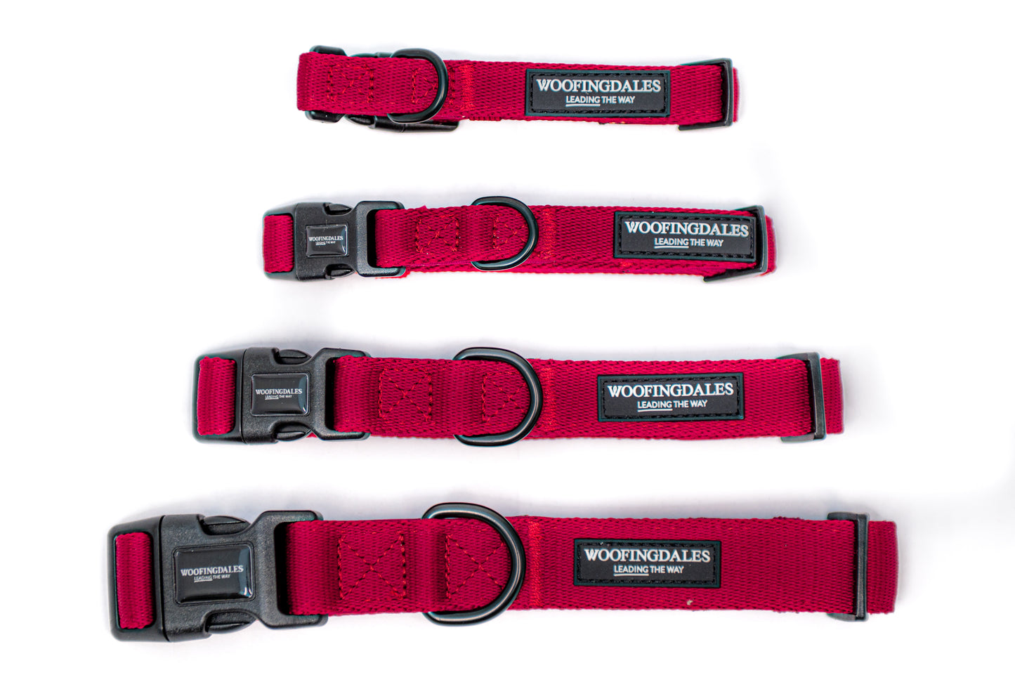 Peak Paws Collar - Burgundy