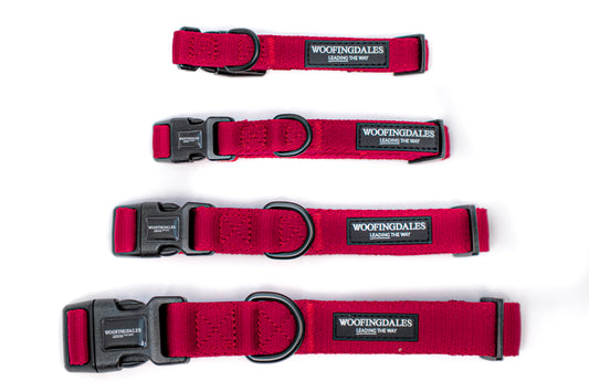 Peak Paws Collar - Burgundy