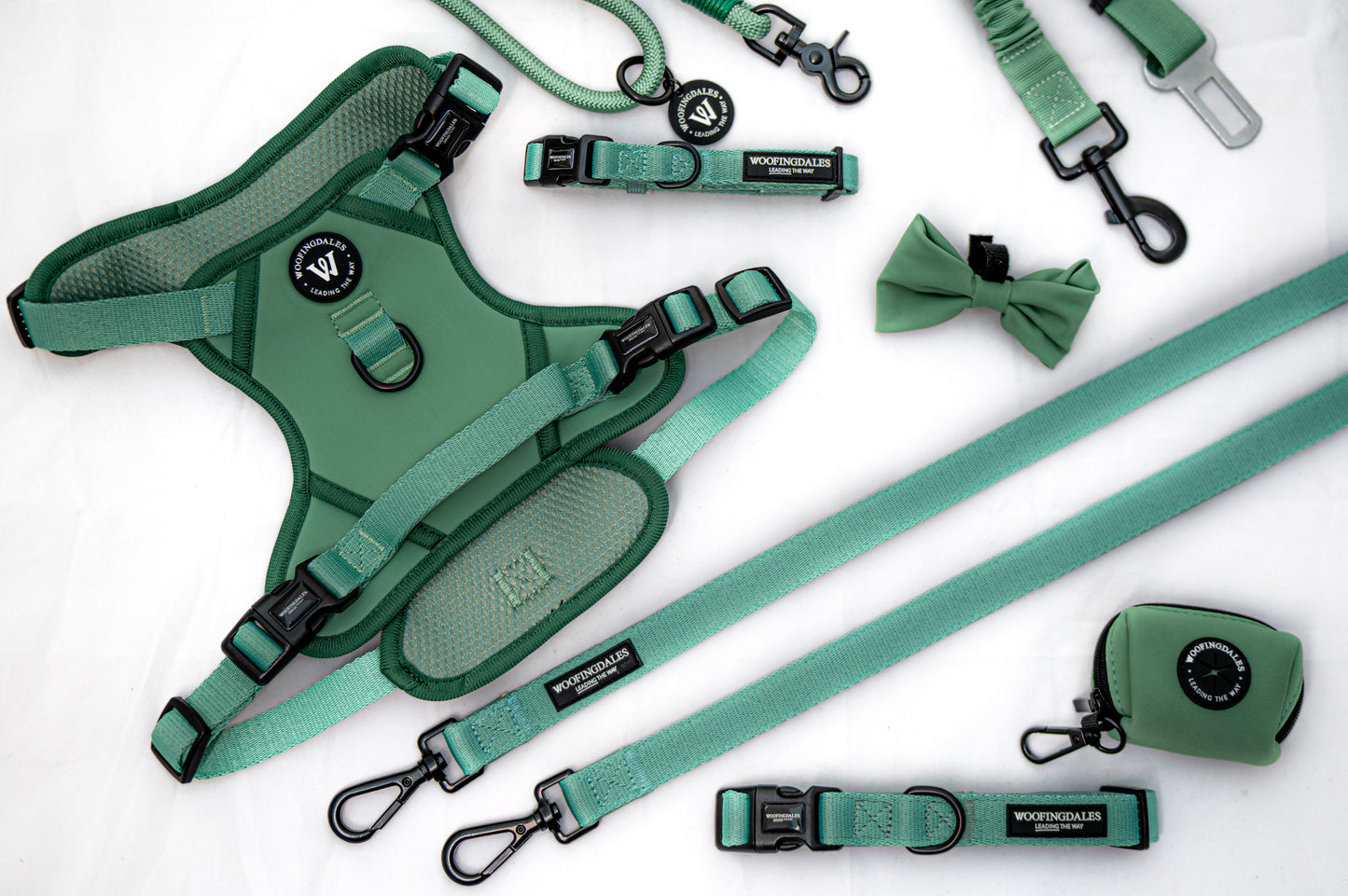 Peak Paws Harness - Green