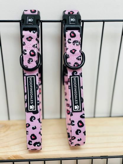 Leopard Collar - Pink