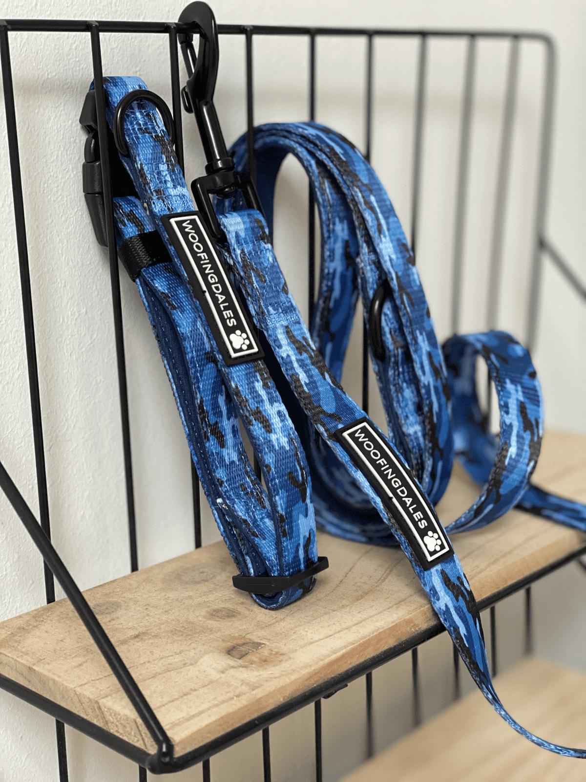 Blue Camo Collar - Woofingdales.co.uk