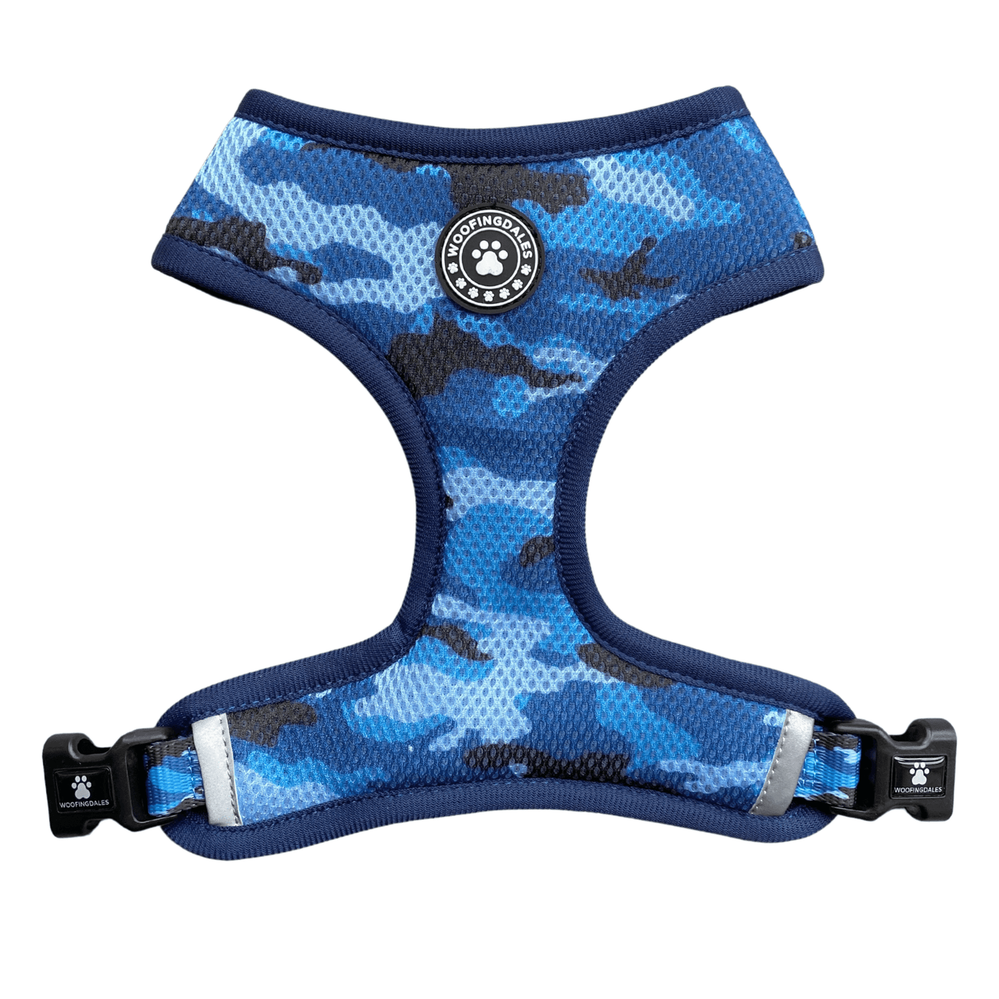 Blue Camo Reversible Harness - Woofingdales.co.uk