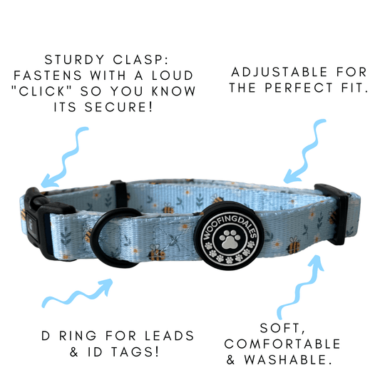 Busy Bee Collar - Woofingdales.co.uk