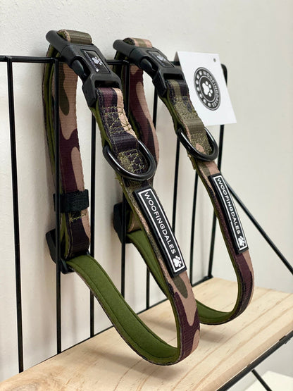 Green Camo Collar - Woofingdales.co.uk