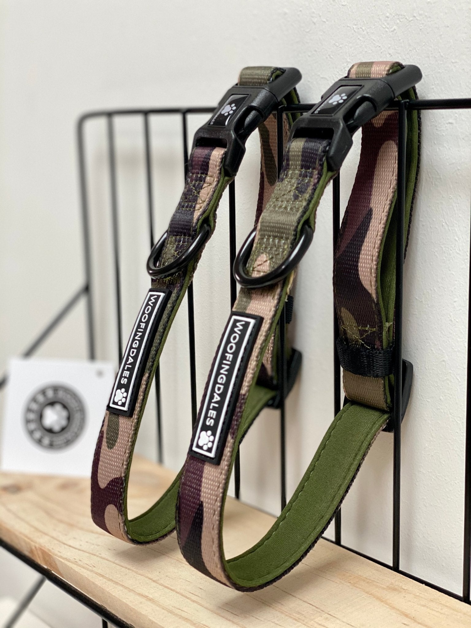 Green Camo Collar - Woofingdales.co.uk