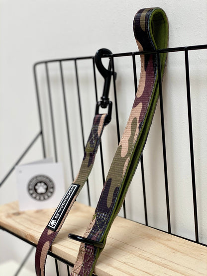 Green Camo Lead - Woofingdales.co.uk