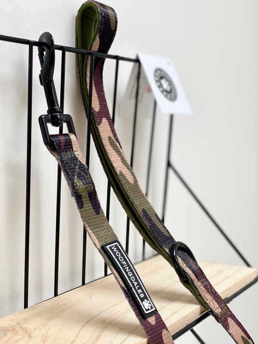 Green Camo Lead - Woofingdales.co.uk