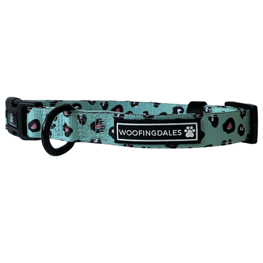 Leopard Collar - Green - Woofingdales.co.uk
