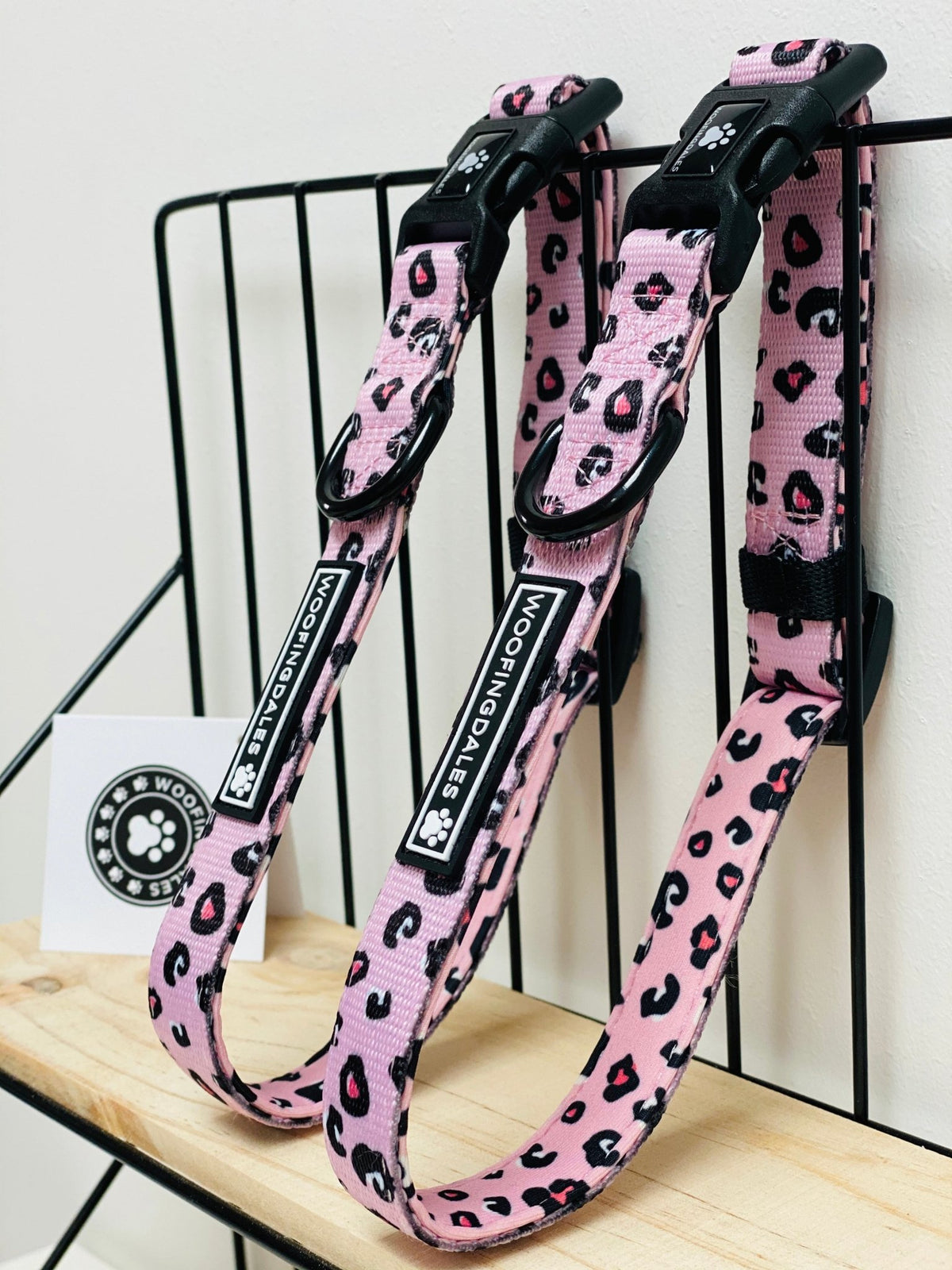 Leopard Collar - Pink - Woofingdales.co.uk