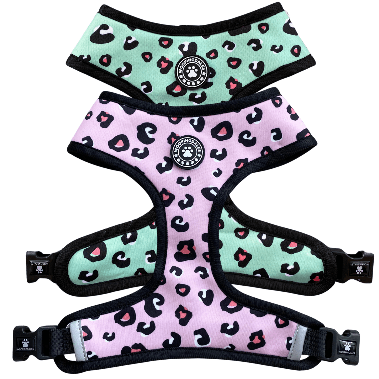 Leopard Reversible Harness - Woofingdales.co.uk